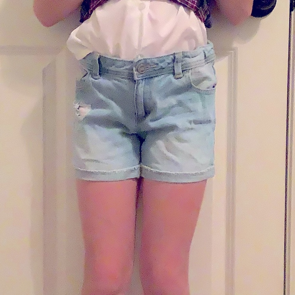 Denim shorts